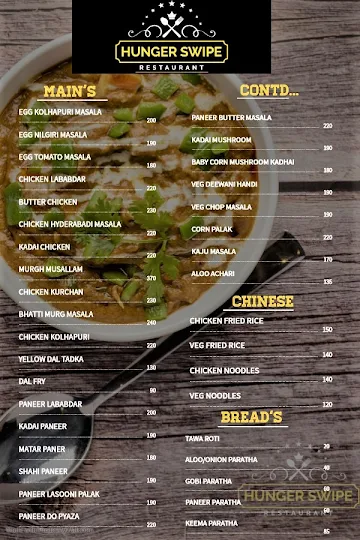 Khana Dumdaar menu 