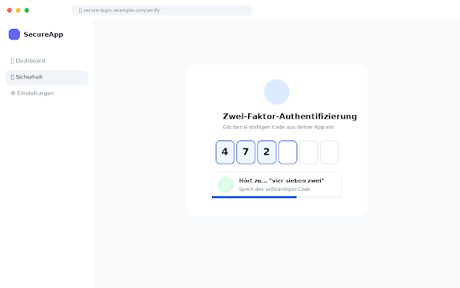 Voice OTP Input screenshot 2