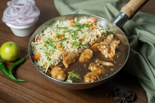 Chicken Manchurian Bowl.