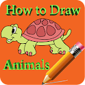 How to draw animals on phone icon