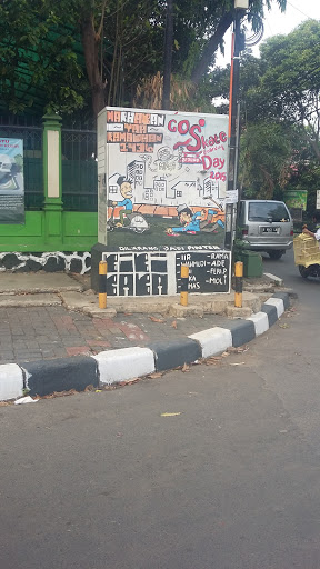 Dahlan Mengejar Vespa Mural