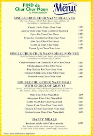 Pind De Chur Chur Naan By Pind Balluchi menu 1
