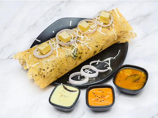 Rava Onion Butter Cheese Plain Dosa