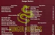 Hunger Busters menu 1