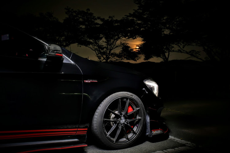 CLAのAMG・満月ポン・越部西公園・いつもいいね＆コメントありがとうございます🥰に関するカスタム事例の投稿画像1枚目