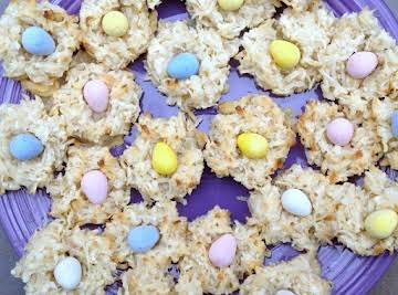 Coconut Macaroon Nests