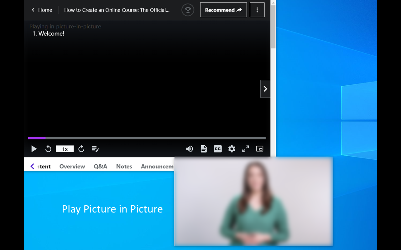 Udemy Picture-in-Picture Preview image 1