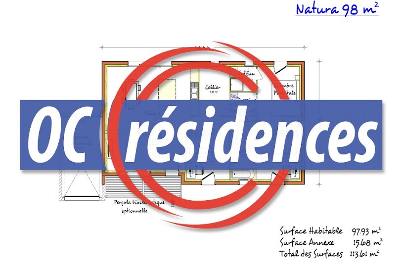  Vente Terrain + Maison - Terrain : 491m² - Maison : 98m² à Salles-sur-l'Hers (11410) 