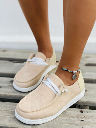 Title 4, Round Toe Low Cut Casual Flat Heel Womens Shoe...