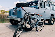 The retro Himalaya electric bikes are inspired by original Land Rover Series models.