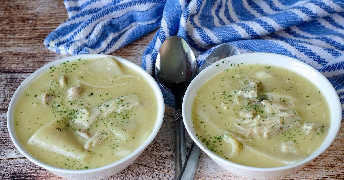 Southern Chicken & Dumplings | Just A Pinch Recipes