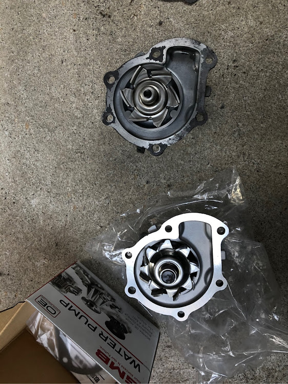 ミラのウォーターポンプ交換に関するカスタム事例の投稿画像1枚目