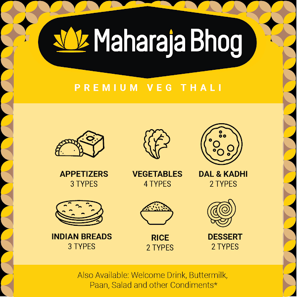 Maharaja Bhog menu 