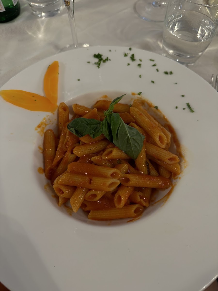 Penne all'arrabbiata senza glutine