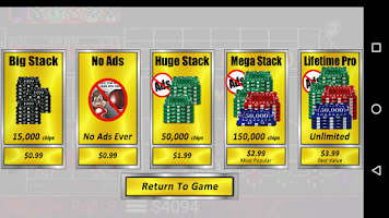 Craps Trainer Screenshot