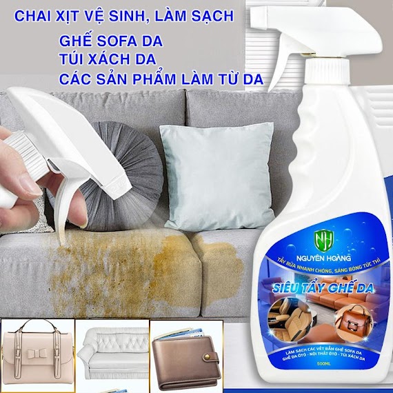 Siêu Tẩy Ghế Da - Sofa - Ví Da Nguyên Hoàng