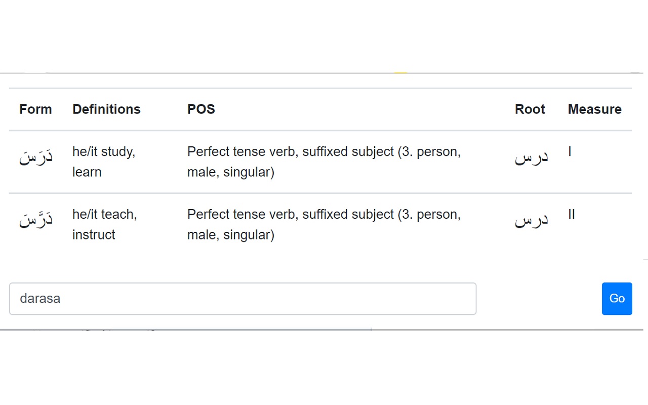 Aratools Arabic-English Dictionary Preview image 3