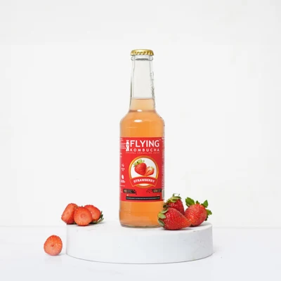 Strawberry Kombucha - Sparkling Juice