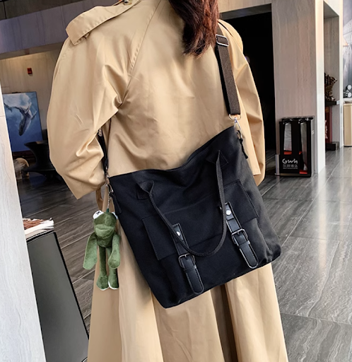 Title 7, Womens Fashion One Shoulder Canvas Bag Stylish...