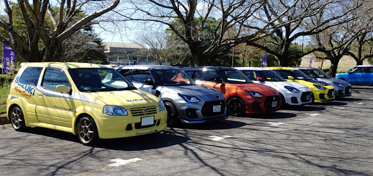 スイフトスポーツのスイフトスポーツ楽しいわ・今までに所有した車でNo.1は？・オフ会・思い出いっぱい・楽しい仲間達に感謝♬に関するカスタム事例の投稿画像6枚目