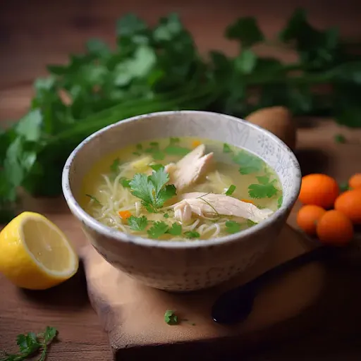 Chicken Lemon Corinder Soup