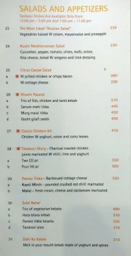 Citrus Cafe - Lemon Tree Hotel menu 3