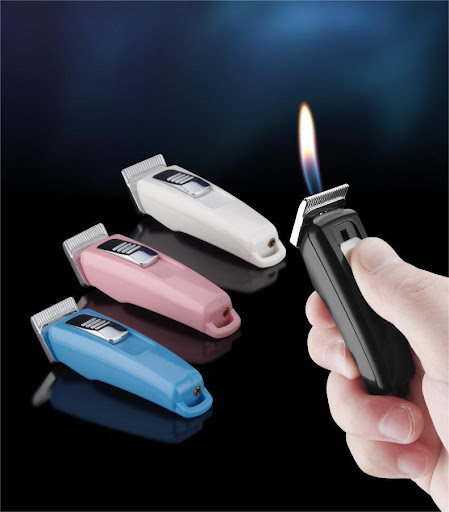 Title 5, New Strange Creative Hair-cutting Fire Lighter ...