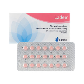 Ladee Clormadinona + Etinilestradiol 2/0.03 mg Exeltis Caja x 21 Comprimidos  