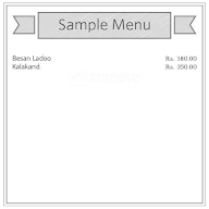 Sanjna Sweets menu 1