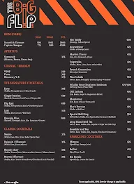 The Big Flip Bar menu 2