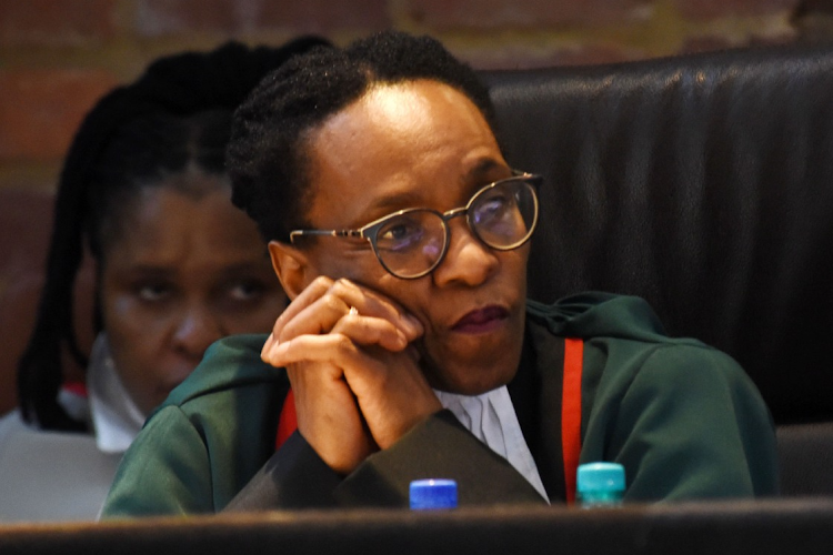 An image of deputy chief justice Mandisa Maya was used without her consent on an ANC election campaign poster. File photo.
