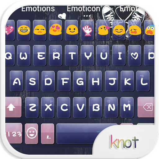 Love Knot Emoji Keyboard Skin