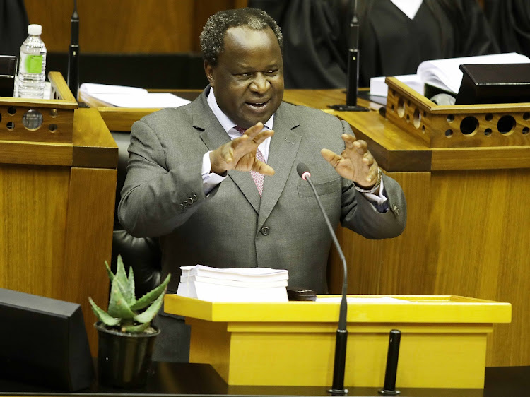 Finance Minister delivers the 2020 budget in Parliament, Cape Town on February 26 2020. Picture: ESA ALEXANDER