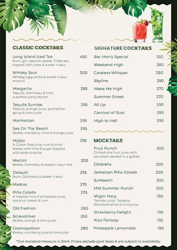 Nezo Cafe & Lounge menu 