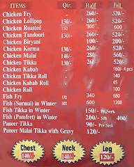 Nasim Fish And Chicken Point menu 1