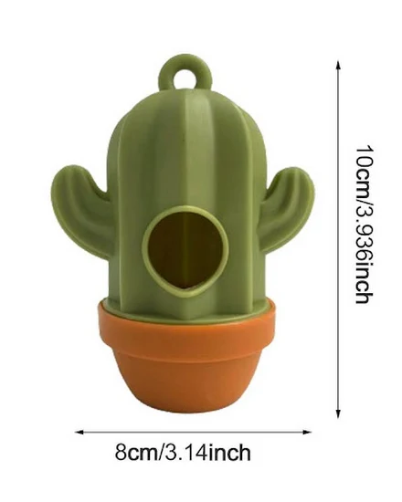 Dog Waste Bag Dispenser Cactus Shape Poop Bags Storage Co... - 3