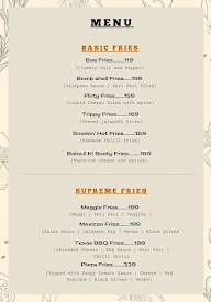 Spacebar Sport Cafe menu 2