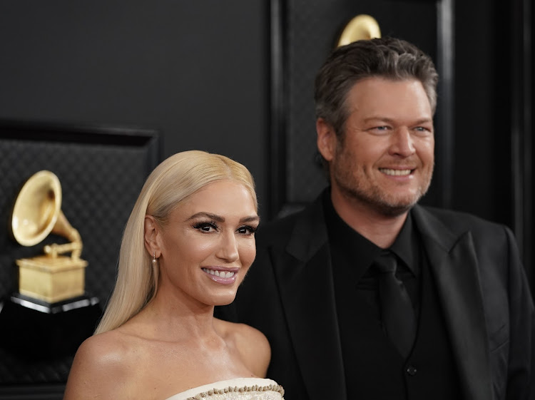 Gwen Stefani and Blake Shelton, pictured here at the 2020 Grammys, have tied the knot. File photo.