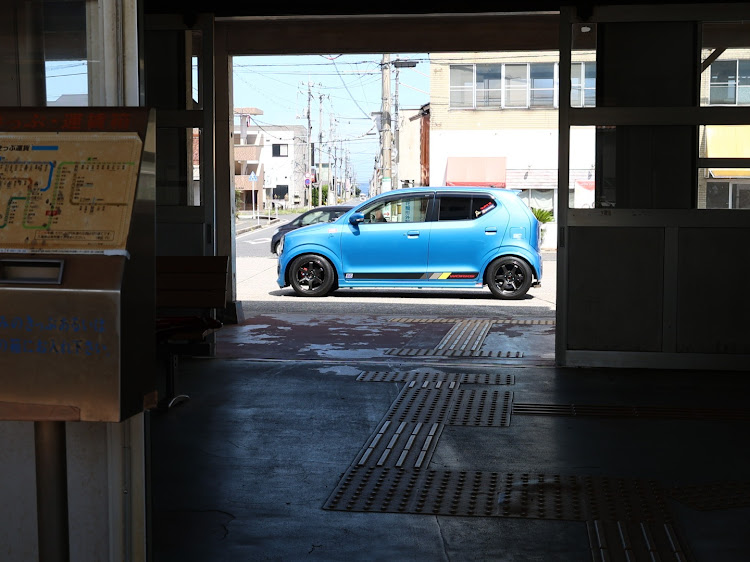 アルトワークスの駅🚉シリーズ・今日も猛暑日🥵・今回で299投稿😊・次回で300投稿です😁・山陰本線編に関するカスタム事例の投稿画像14枚目