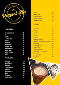 Perfect Sip Cafe menu 2