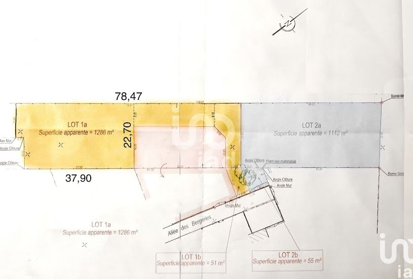  Vente Terrain à bâtir - à Grez-sur-Loing (77880) 