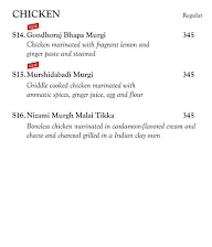 Oh! Calcutta Express menu 7