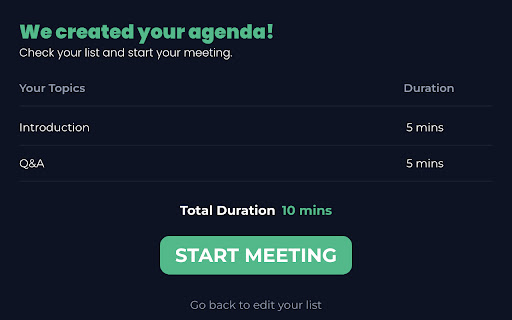 Popita - Meeting Agenda Tracker