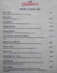 Dalchini menu 5