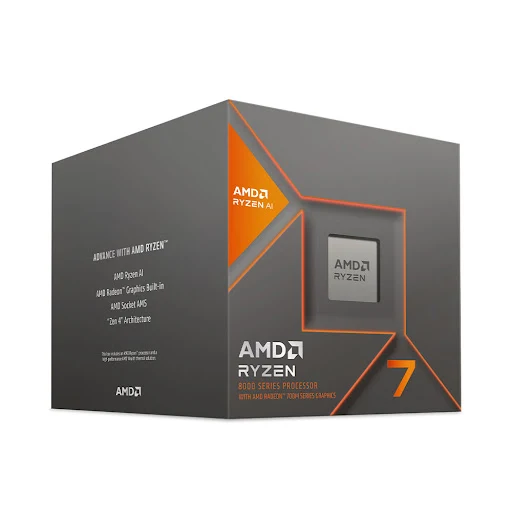 CPU AMD Ryzen 7 8700G (8C/16T, 4.2GHz up to 5.1GHz, 24MB, 65W, socket AM5, Radeon 780M 12CU - RDNA 3.0, Wraith Spire cooler, Ryzen AI)