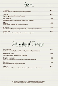 The Tea Lounge, Taj Palace Hotel menu 7