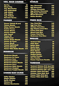 Ali's Kitchen menu 1