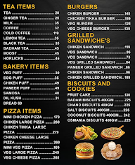 Jaya's Club House Cafe And Snacks menu 1