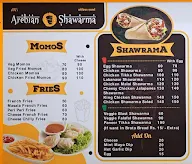 AR's Arebian Shawarma menu 3