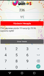 Yüzde hesaplama